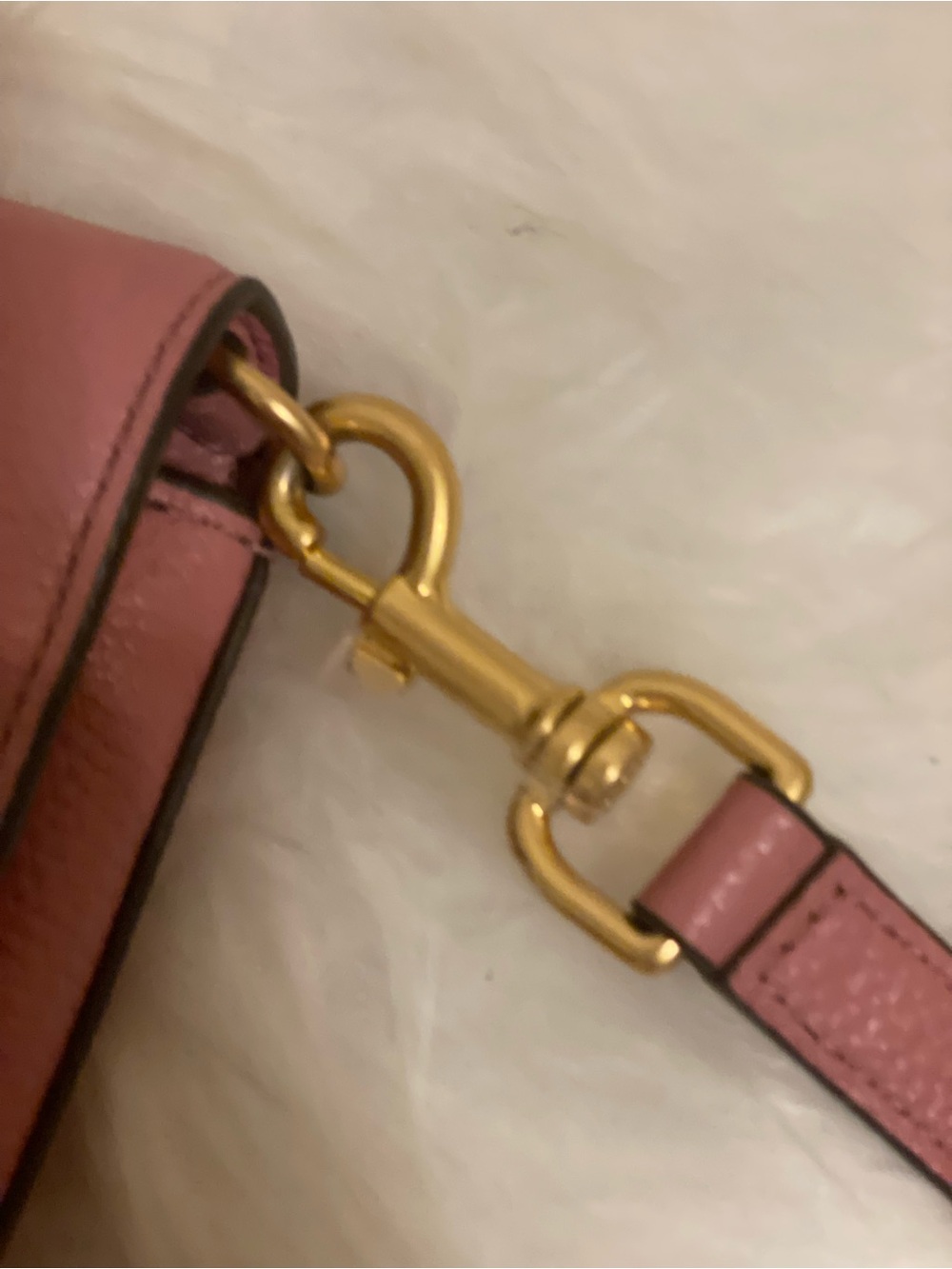 Tory Burch Dusty Rose Leather Crossbody with Tassel - Picture 11 of 13